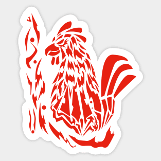 Power Rooster Sticker